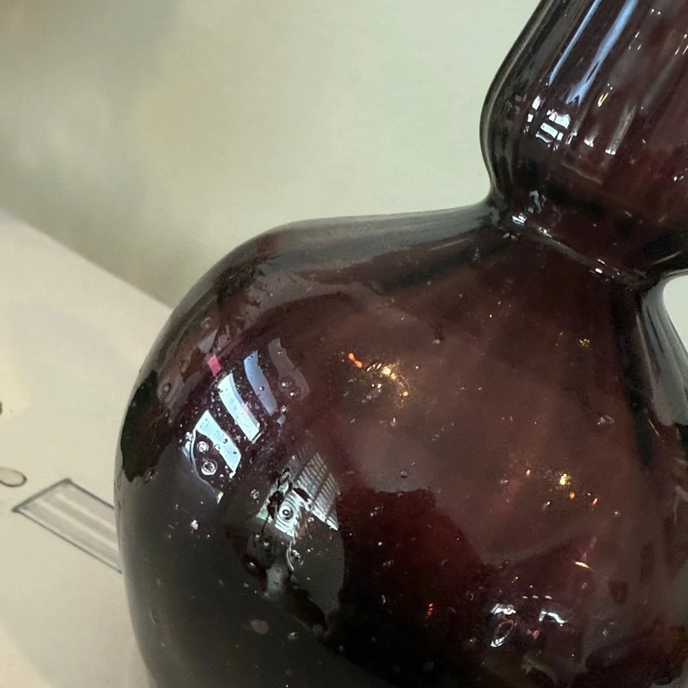 Vintage Amethyst-Purple Glass Vase | Jug | Pitcher | Decanter